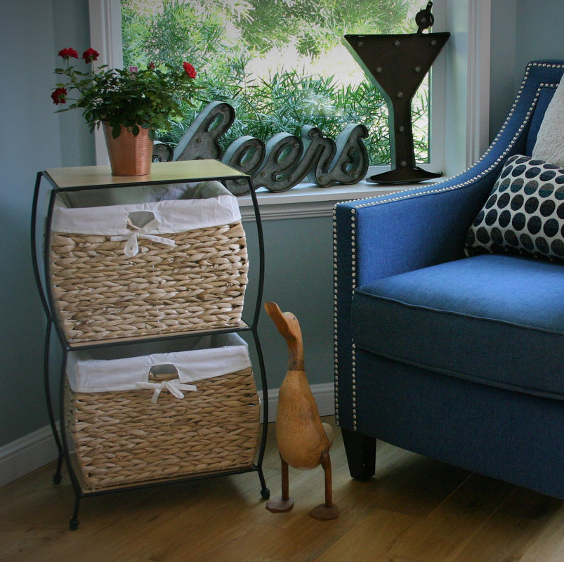 Seagrass Basket Storage Pangaea Rattan 2 Drawer File & Reviews